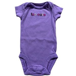 Carters newborn baby onesie